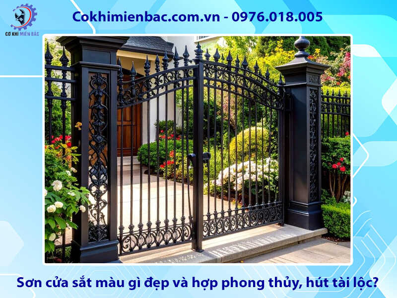 Sơn cửa sắt màu gì đẹp và hợp phong thủy, hút tài lộc?