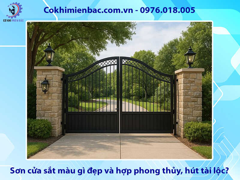 Sơn cửa sắt màu gì đẹp và hợp phong thủy, hút tài lộc?