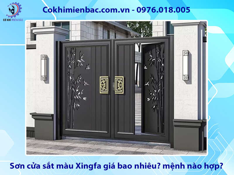 Sơn cửa sắt màu Xingfa giá bao nhiêu? mệnh nào hợp?