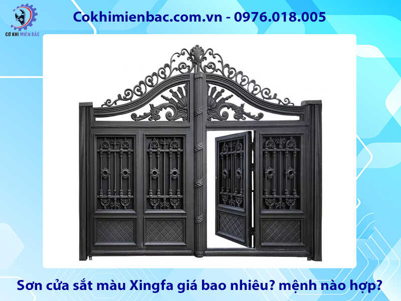 Sơn cửa sắt màu Xingfa giá bao nhiêu? mệnh nào hợp?