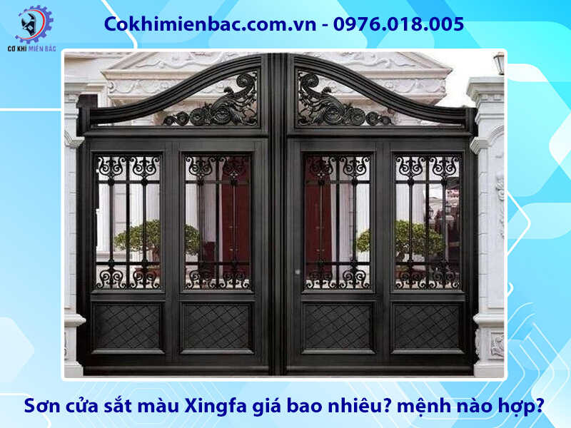 Sơn cửa sắt màu Xingfa giá bao nhiêu? mệnh nào hợp?