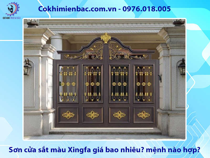 Sơn cửa sắt màu Xingfa giá bao nhiêu? mệnh nào hợp?