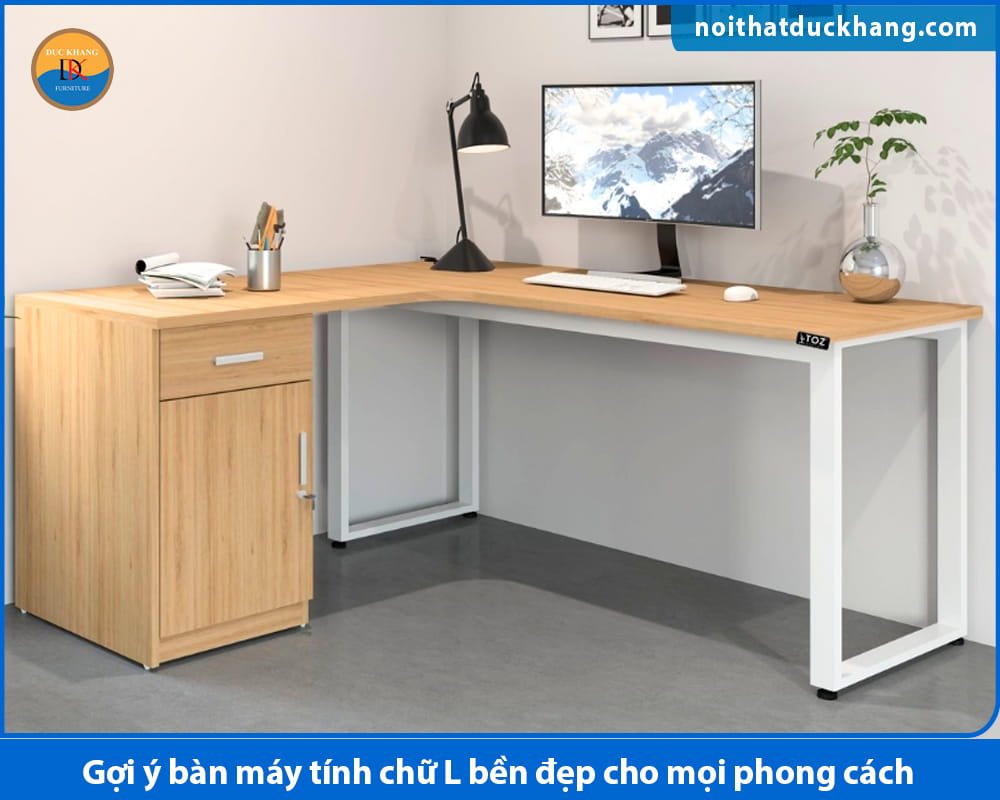 Gợi ý bàn máy tính chữ L bền đẹp cho mọi phong cách