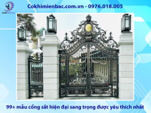 99+ mẫu cổng sắt hiện đại sang trọng được yêu thích nhất