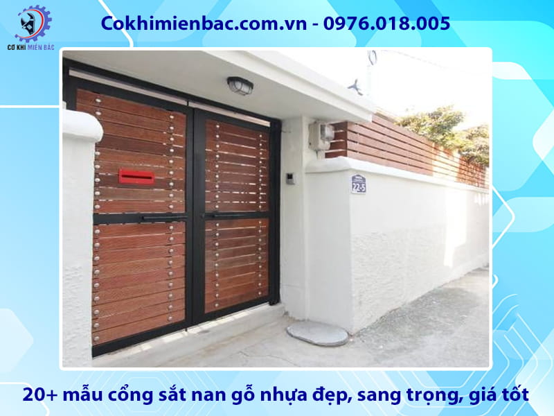 20+ mẫu cổng sắt nan gỗ nhựa đẹp, sang trọng, giá tốt 20+ mẫu cổng sắt nan gỗ nhựa đẹp, sang trọng, giá tốt