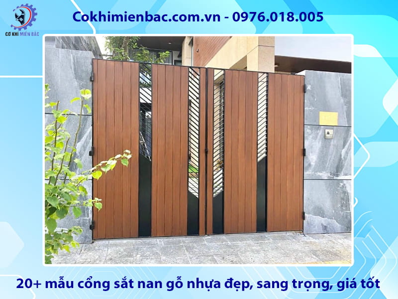20+ mẫu cổng sắt nan gỗ nhựa đẹp, sang trọng, giá tốt 20+ mẫu cổng sắt nan gỗ nhựa đẹp, sang trọng, giá tốt
