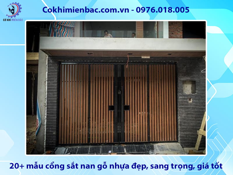 20+ mẫu cổng sắt nan gỗ nhựa đẹp, sang trọng, giá tốt 20+ mẫu cổng sắt nan gỗ nhựa đẹp, sang trọng, giá tốt