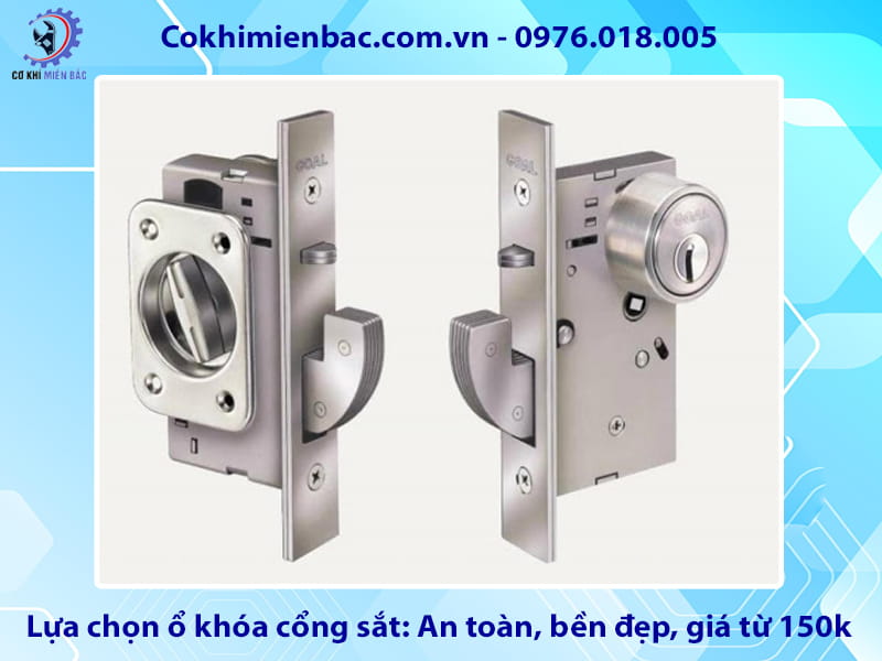 Lựa chọn ổ khóa cổng sắt: An toàn, bền đẹp, giá từ 150k