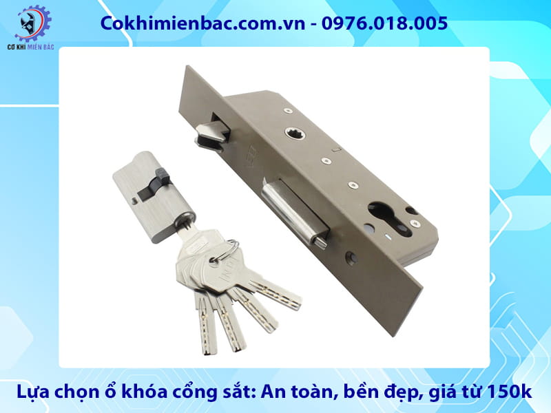 Lựa chọn ổ khóa cổng sắt: An toàn, bền đẹp, giá từ 150k
