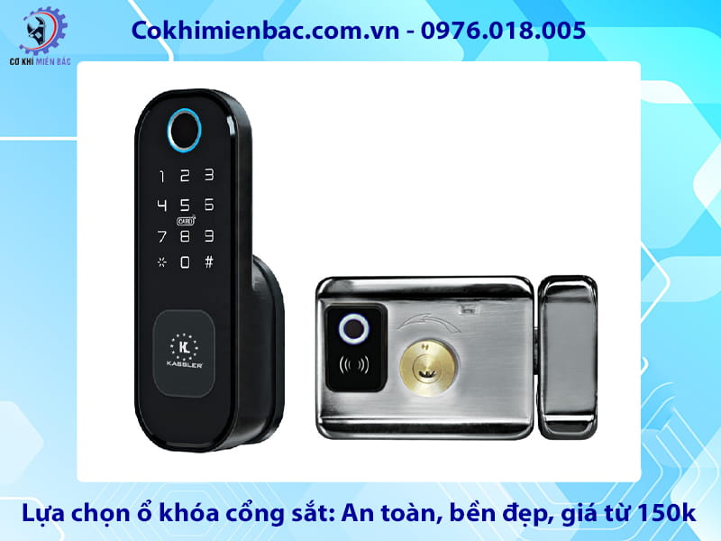 Lựa chọn ổ khóa cổng sắt: An toàn, bền đẹp, giá từ 150k