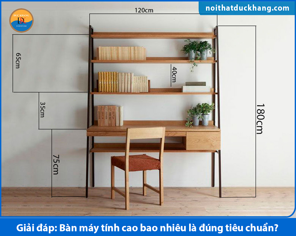 Giải đáp: Bàn máy tính cao bao nhiêu là đúng tiêu chuẩn? Giải đáp: Bàn máy tính cao bao nhiêu là đúng tiêu chuẩn?