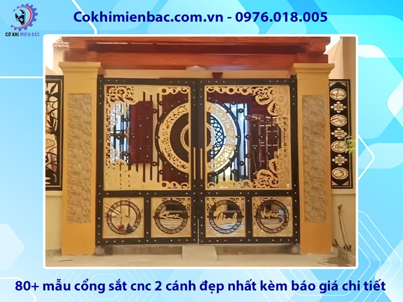 80+ mẫu cổng sắt cnc 2 cánh đẹp nhất kèm báo giá chi tiết 80+ mẫu cổng sắt cnc 2 cánh đẹp nhất kèm báo giá chi tiết