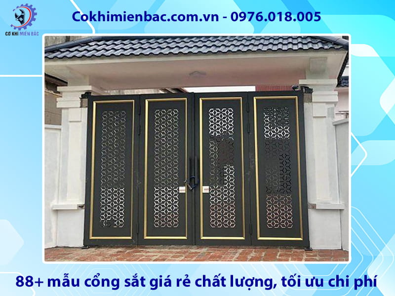 88+ mẫu cổng sắt giá rẻ chất lượng, tối ưu chi phí năm 2026