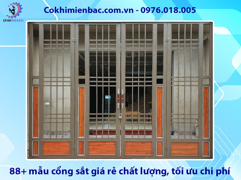 88+ mẫu cổng sắt giá rẻ chất lượng, tối ưu chi phí năm 2026