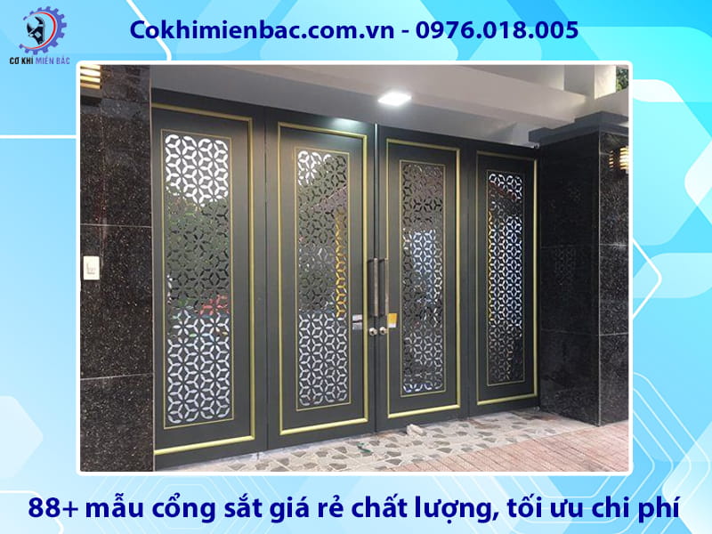 88+ mẫu cổng sắt giá rẻ chất lượng, tối ưu chi phí năm 2026