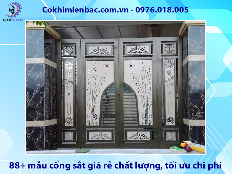88+ mẫu cổng sắt giá rẻ chất lượng, tối ưu chi phí năm 2026