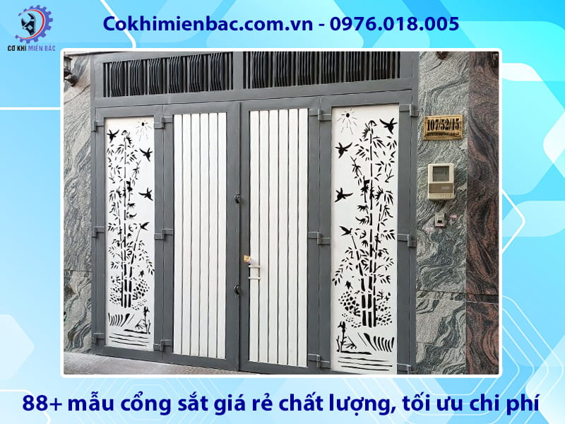88+ mẫu cổng sắt giá rẻ chất lượng, tối ưu chi phí năm 2026