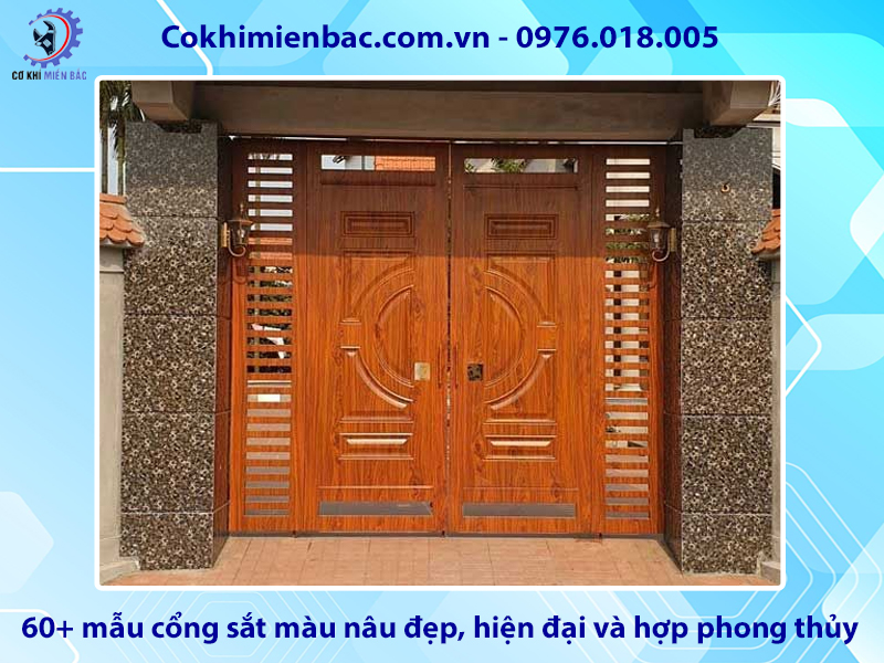 60+ mẫu cổng sắt màu nâu đẹp, hiện đại và hợp phong thủy 60+ mẫu cổng sắt màu nâu đẹp, hiện đại và hợp phong thủy