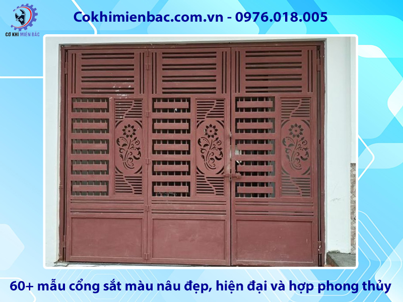 60+ mẫu cổng sắt màu nâu đẹp, hiện đại và hợp phong thủy 60+ mẫu cổng sắt màu nâu đẹp, hiện đại và hợp phong thủy