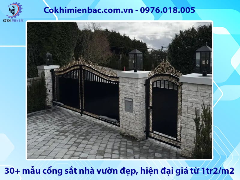 30+ mẫu cổng sắt nhà vườn đẹp, hiện đại giá từ 1tr2/m2 30+ mẫu cổng sắt nhà vườn đẹp, hiện đại giá từ 1tr2/m2