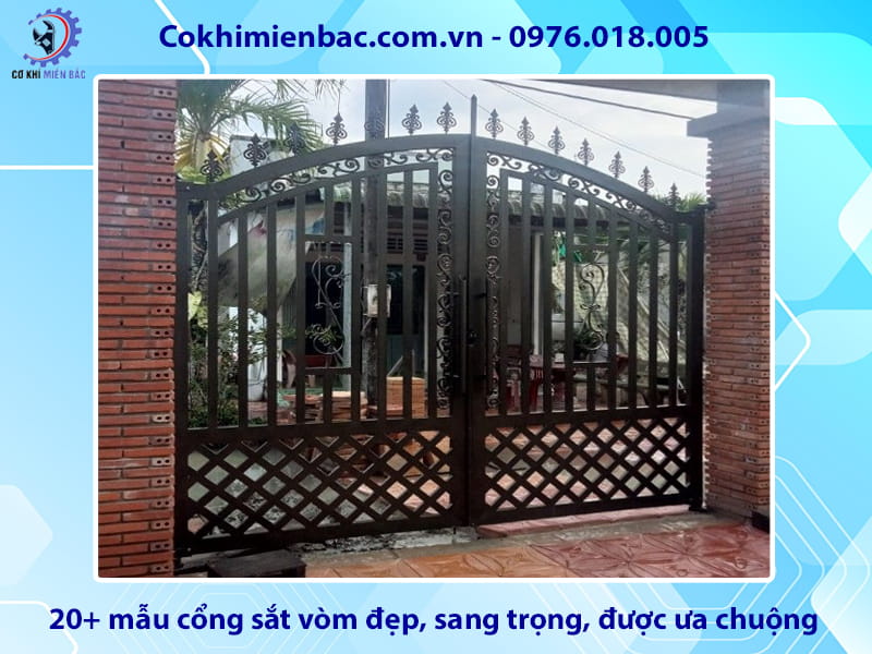 20+ mẫu cổng sắt vòm đẹp, sang trọng, được ưa chuộng nhất 20+ mẫu cổng sắt vòm đẹp, sang trọng, được ưa chuộng nhất
