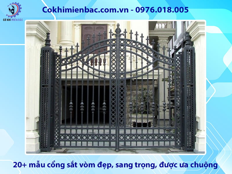 20+ mẫu cổng sắt vòm đẹp, sang trọng, được ưa chuộng nhất 20+ mẫu cổng sắt vòm đẹp, sang trọng, được ưa chuộng nhất