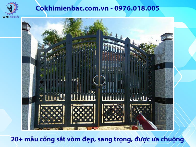20+ mẫu cổng sắt vòm đẹp, sang trọng, được ưa chuộng nhất 20+ mẫu cổng sắt vòm đẹp, sang trọng, được ưa chuộng nhất
