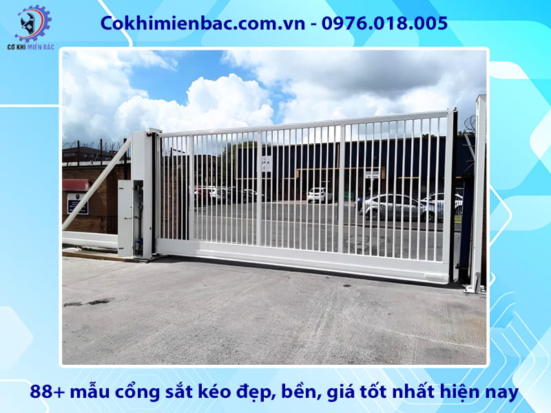 88+ mẫu cổng sắt kéo đẹp, bền, giá tốt nhất hiện nay