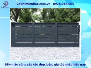 88+ mẫu cổng sắt kéo đẹp, bền, giá tốt nhất hiện nay
