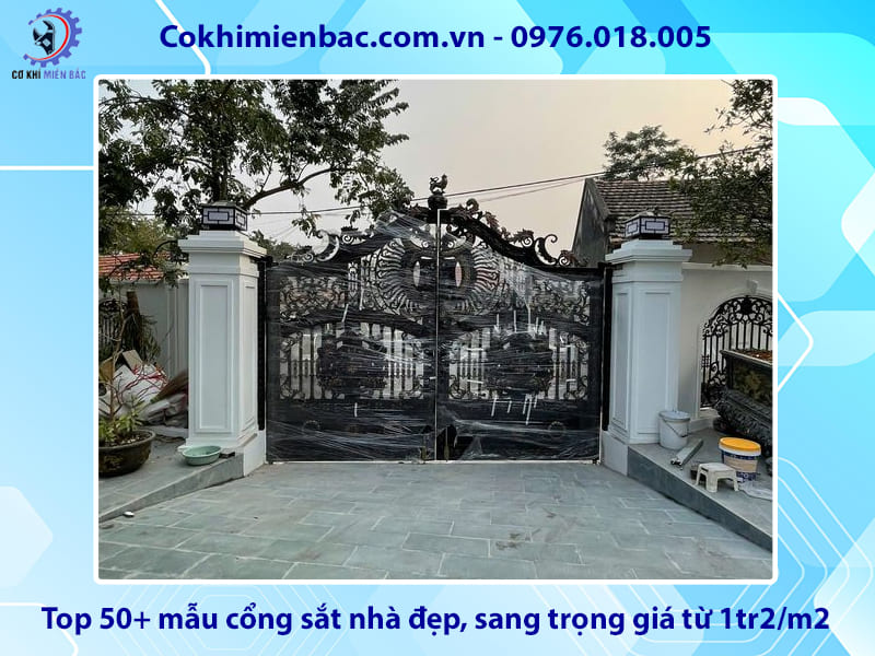 Top 50+ mẫu cổng sắt nhà đẹp, sang trọng giá từ 1tr2/m2 Top 50+ mẫu cổng sắt nhà đẹp, sang trọng giá từ 1tr2/m2