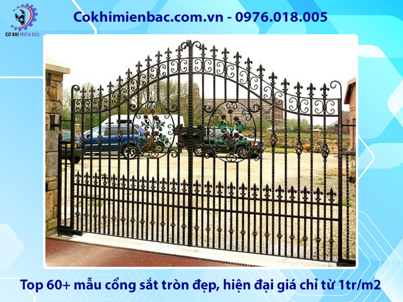 Top 60+ mẫu cổng sắt tròn đẹp, hiện đại giá chỉ từ 1tr/m2 Top 60+ mẫu cổng sắt tròn đẹp, hiện đại giá chỉ từ 1tr/m2