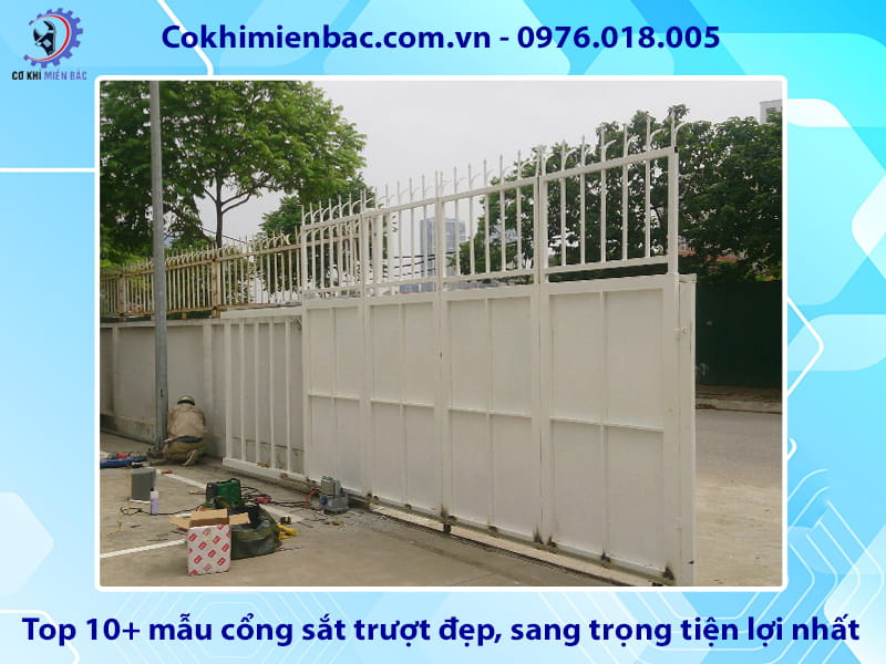 Top 10+ mẫu cổng sắt trượt đẹp, sang trọng tiện lợi nhất Top 10+ mẫu cổng sắt trượt đẹp, sang trọng tiện lợi nhất