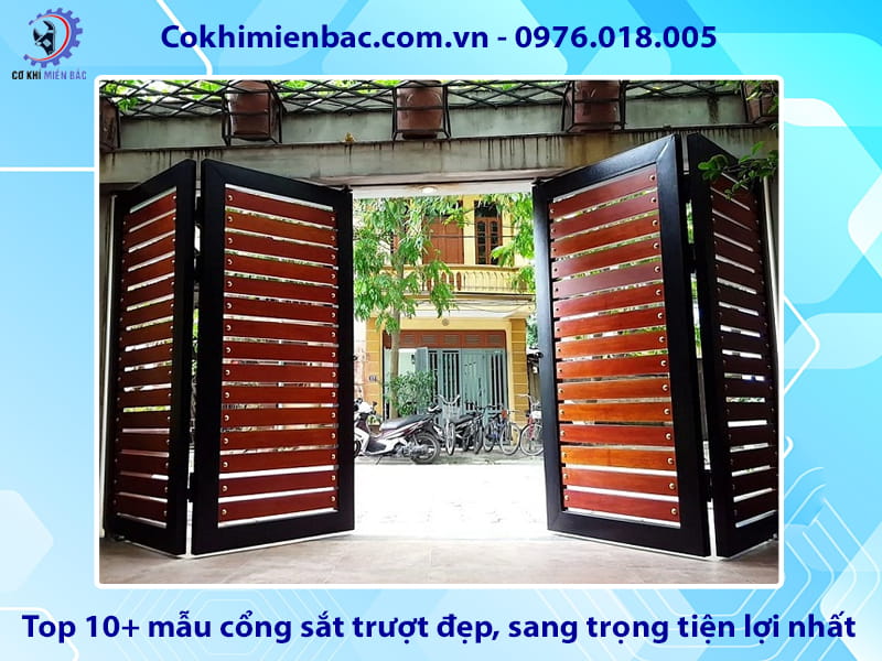 Top 10+ mẫu cổng sắt trượt đẹp, sang trọng tiện lợi nhất Top 10+ mẫu cổng sắt trượt đẹp, sang trọng tiện lợi nhất