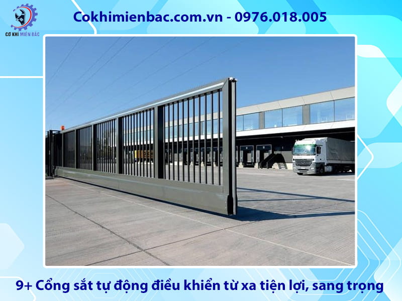 9+ Cổng sắt tự động điều khiển từ xa tiện lợi, sang trọng 9+ Cổng sắt tự động điều khiển từ xa tiện lợi, sang trọng