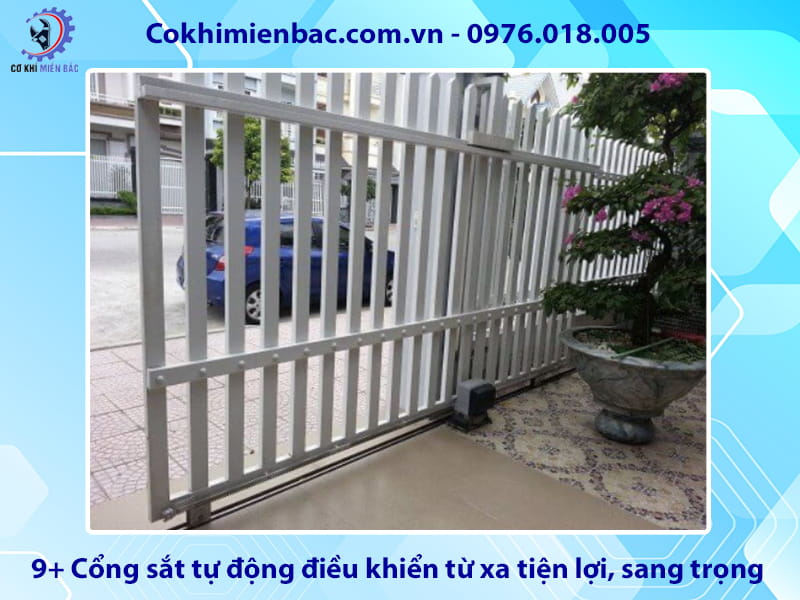 9+ Cổng sắt tự động điều khiển từ xa tiện lợi, sang trọng 9+ Cổng sắt tự động điều khiển từ xa tiện lợi, sang trọng