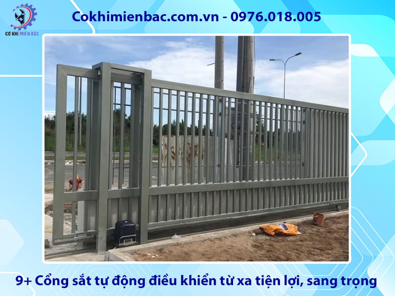 9+ Cổng sắt tự động điều khiển từ xa tiện lợi, sang trọng 9+ Cổng sắt tự động điều khiển từ xa tiện lợi, sang trọng