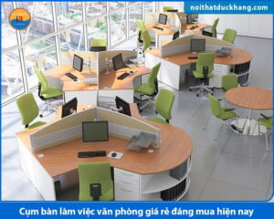 Cụm bàn làm việc văn phòng giá rẻ đáng mua hiện nay