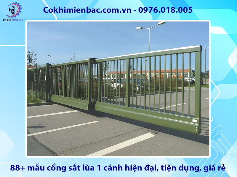 88+ mẫu cổng sắt lùa 1 cánh hiện đại, tiện dụng, giá rẻ 88+ mẫu cổng sắt lùa 1 cánh hiện đại, tiện dụng, giá rẻ