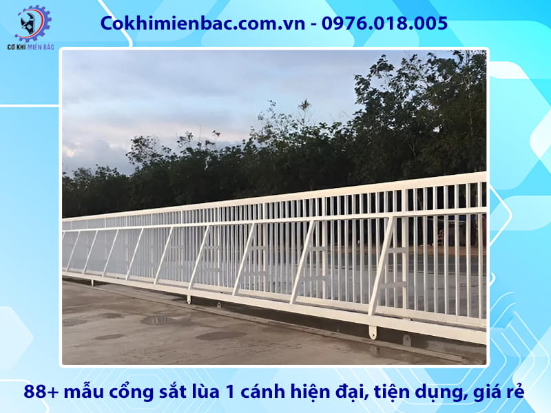 88+ mẫu cổng sắt lùa 1 cánh hiện đại, tiện dụng, giá rẻ 88+ mẫu cổng sắt lùa 1 cánh hiện đại, tiện dụng, giá rẻ