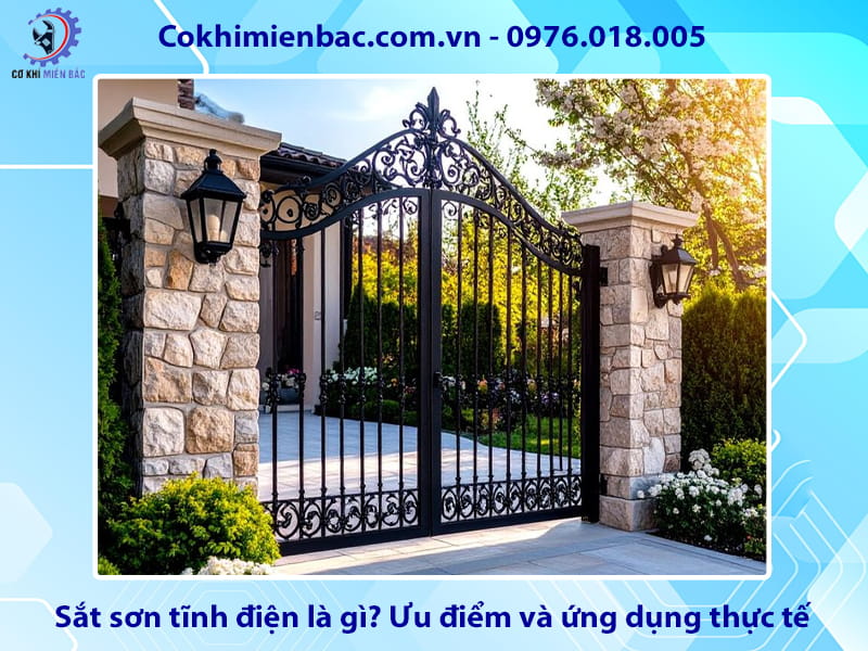Sắt sơn tĩnh điện là gì? Ưu điểm và ứng dụng thực tế