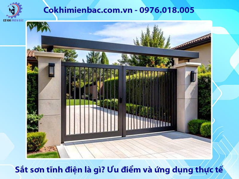 Sắt sơn tĩnh điện là gì? Ưu điểm và ứng dụng thực tế