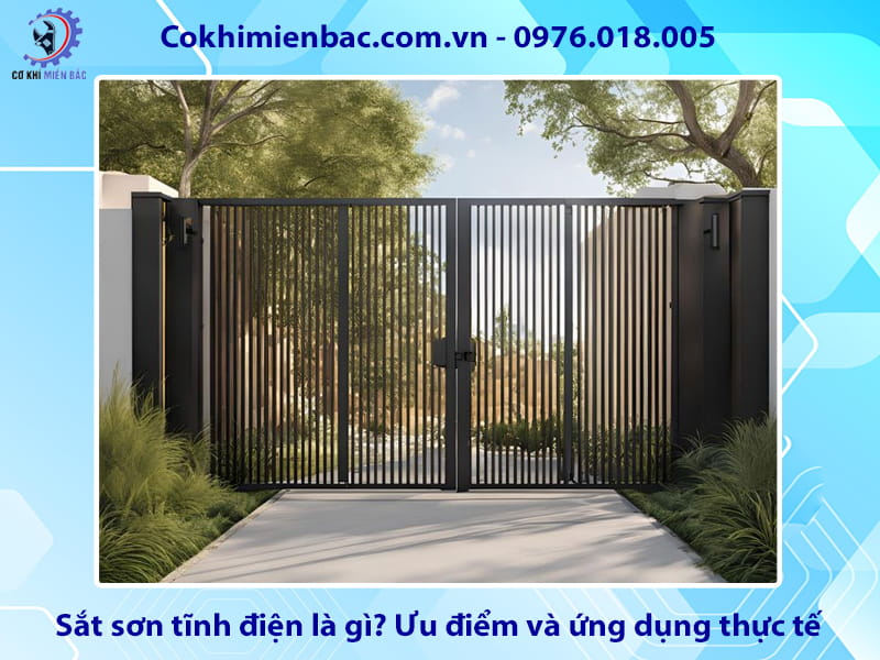 Sắt sơn tĩnh điện là gì? Ưu điểm và ứng dụng thực tế