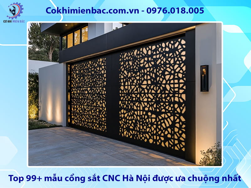 Top 99+ mẫu cổng sắt CNC Hà Nội được ưa chuộng nhất