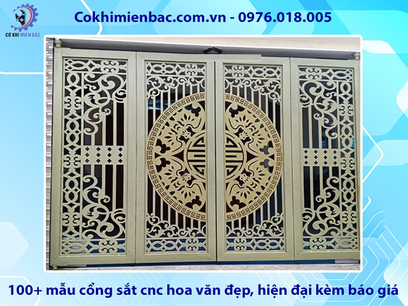 100+ mẫu cổng sắt cnc hoa văn đẹp, hiện đại kèm báo giá 100+ mẫu cổng sắt cnc hoa văn đẹp, hiện đại kèm báo giá
