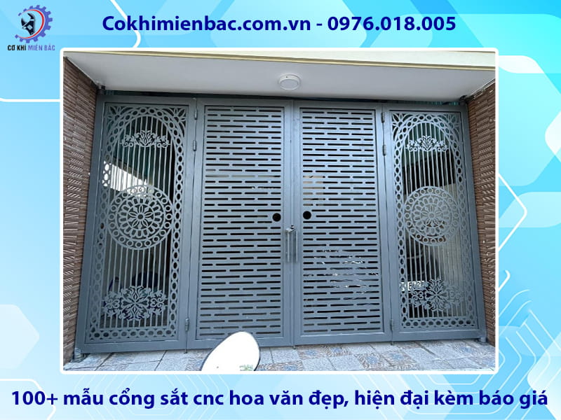 100+ mẫu cổng sắt cnc hoa văn đẹp, hiện đại kèm báo giá 100+ mẫu cổng sắt cnc hoa văn đẹp, hiện đại kèm báo giá