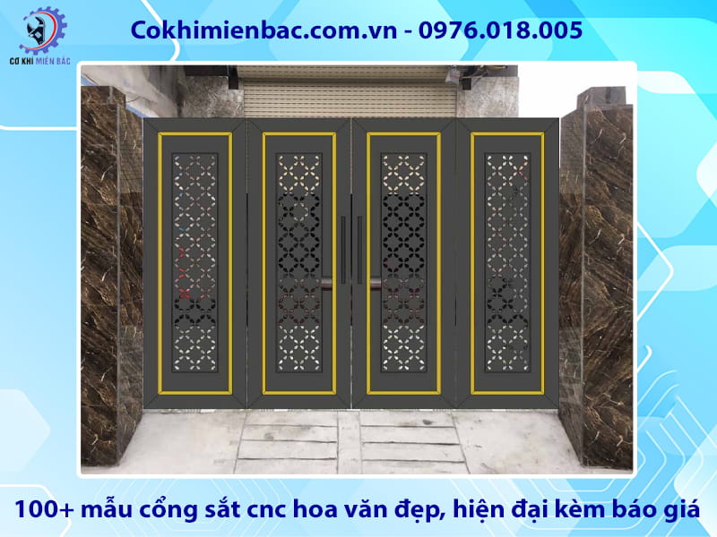 100+ mẫu cổng sắt cnc hoa văn đẹp, hiện đại kèm báo giá 100+ mẫu cổng sắt cnc hoa văn đẹp, hiện đại kèm báo giá