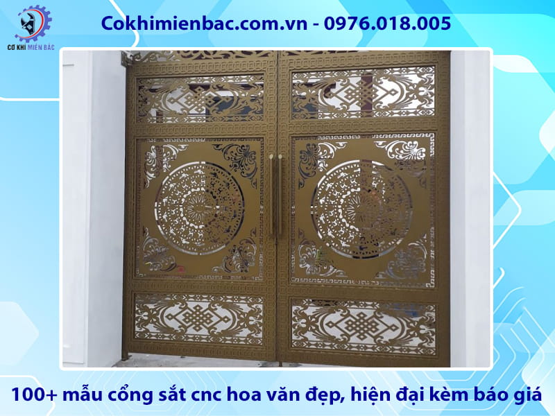 100+ mẫu cổng sắt cnc hoa văn đẹp, hiện đại kèm báo giá 100+ mẫu cổng sắt cnc hoa văn đẹp, hiện đại kèm báo giá