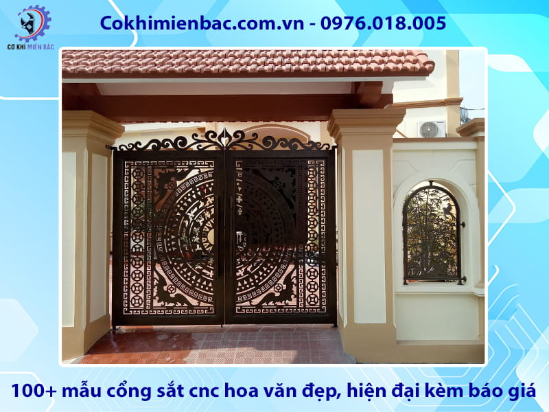 100+ mẫu cổng sắt cnc hoa văn đẹp, hiện đại kèm báo giá 100+ mẫu cổng sắt cnc hoa văn đẹp, hiện đại kèm báo giá