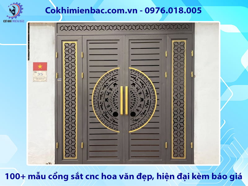 100+ mẫu cổng sắt cnc hoa văn đẹp, hiện đại kèm báo giá 100+ mẫu cổng sắt cnc hoa văn đẹp, hiện đại kèm báo giá