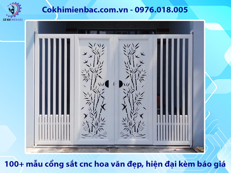 100+ mẫu cổng sắt cnc hoa văn đẹp, hiện đại kèm báo giá 100+ mẫu cổng sắt cnc hoa văn đẹp, hiện đại kèm báo giá